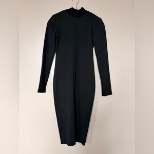 Zara Black Long Sleeve Dress